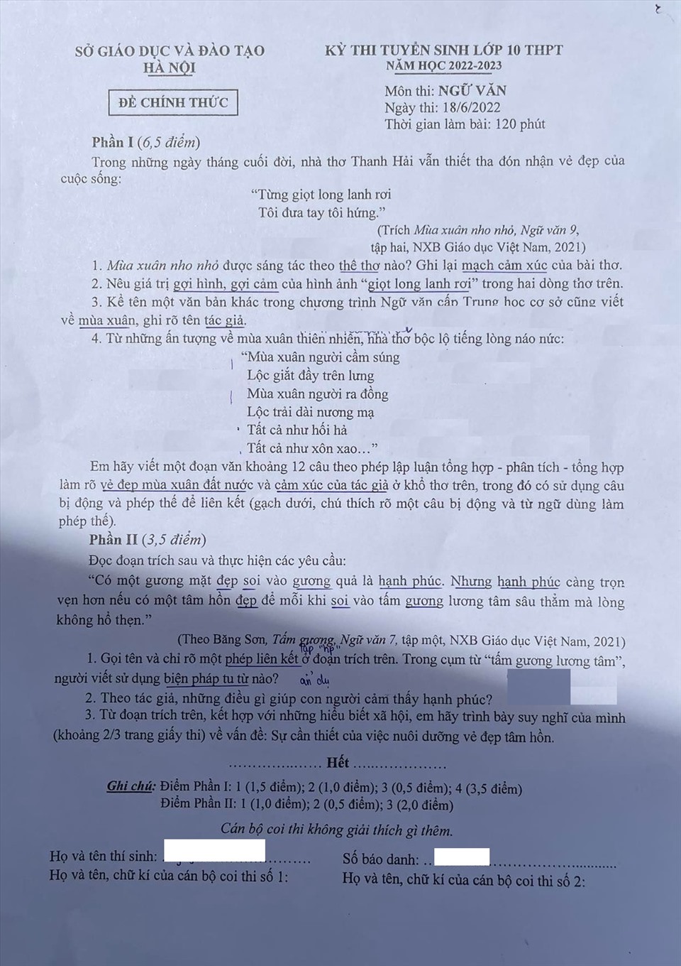 cap nhat de thi dap an goi y mon ngu van vao lop 10 tai ha noi chuan nhat chi tiet nhat dspl 2 cap nhat de thi dap an goi y mon ngu van vao lop 10 tai ha noi chuan nhat chi tiet nhat dspl 2