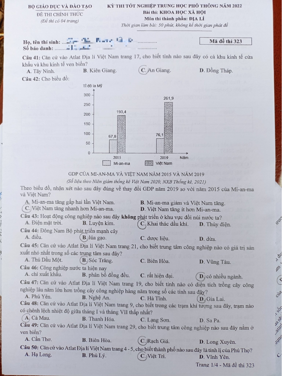 dap an goi y de thi mon dia ly 24 ma de tot nghiep thpt 2023 chuan nhat chinh xac nhat1 dap an goi y de thi mon dia ly 24 ma de tot nghiep thpt 2023 chuan nhat chinh xac nhat1