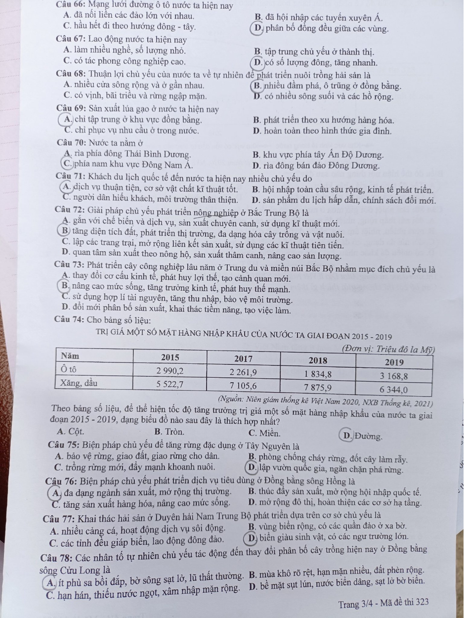 dap an goi y de thi mon dia ly 24 ma de tot nghiep thpt 2023 chuan nhat chinh xac nhat3 dap an goi y de thi mon dia ly 24 ma de tot nghiep thpt 2023 chuan nhat chinh xac nhat3