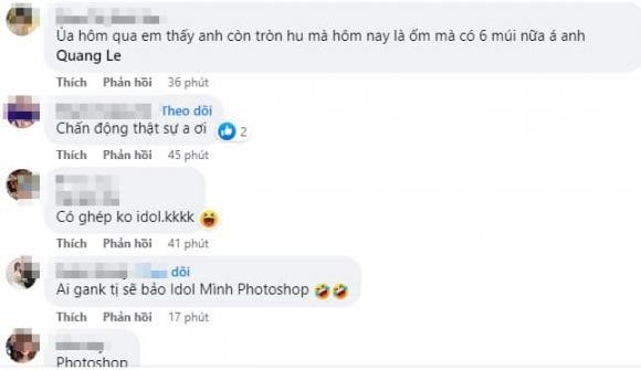 quang le xuat hien voi dien mao gay soc khien netizen tuong anh photoshop3 quang le xuat hien voi dien mao gay soc khien netizen tuong anh photoshop3