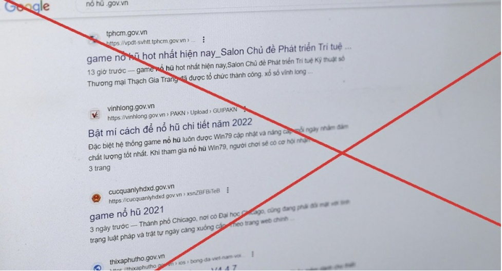 nhieu website co quan nha nuoc bi chen noi dung quang ca khong phu hop