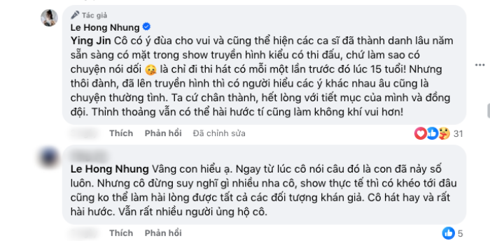 fan ham mo vao thang bai dang gop y diva hong nhung cu xu ra sao1 fan ham mo vao thang bai dang gop y diva hong nhung cu xu ra sao1