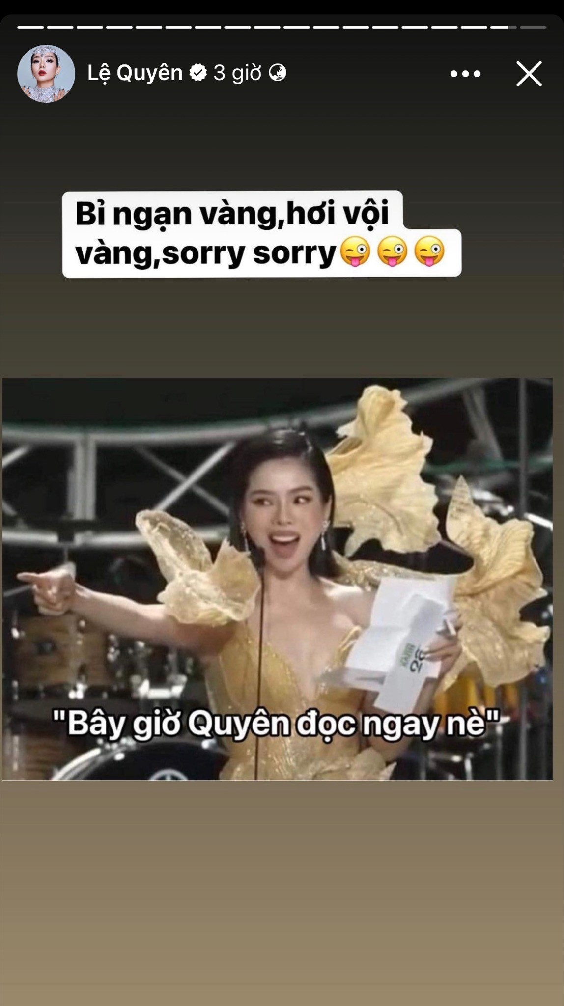 le quyen noi gi ve lum xum pha kich ban khi trao giai lan song xanh2