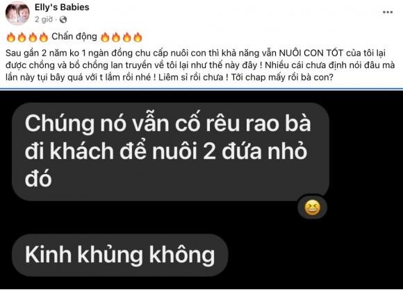 elly tran dang dan chi trich chong cu buc xuc khi bi tung tin di khach kiem tien1