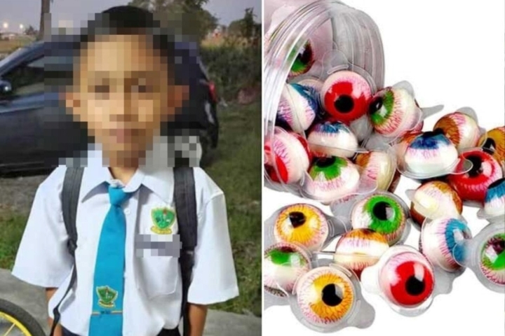 Ăn kẹo dẻo hình nhãn cầu mua ở cổng trường, cậu bé 10 tuổi tử vong thương tâm