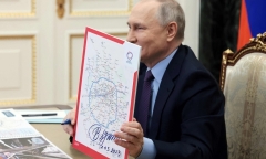 Ông Putin khai trương tuyến vành đai tàu điện ngầm dài nhất thế giới ở Moscow