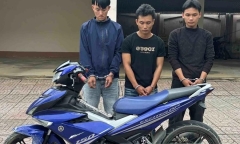 Bắt giữ 3 đối tượng cướp tài sản trong đêm 8/3 ở Nghệ An