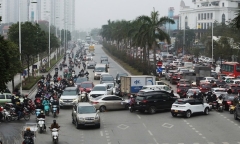 Hà Nội: Điều chỉnh giao thông tại một số nút giao ở quận Nam Từ Liêm