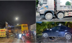 Tin tức tai nạn giao thông mới nhất ngày 1/10: Tông vào xe công nông, tài xế xe 4 chỗ tử vong