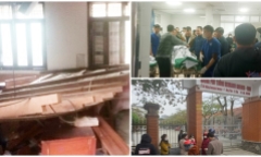 Vụ sập trần gỗ lớp học ở Nghệ An: Sức khỏe các nạn nhân hiện ra sao?