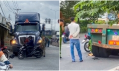 Tai nạn giao thông ở TP.HCM, nam thanh niên tử vong bên hông xe đầu kéo