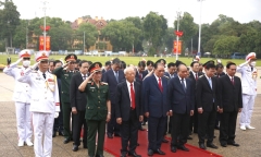 Lãnh đạo Đảng và Nhà nước viếng Chủ tịch Hồ Chí Minh nhân dịp Quốc khánh 2/9