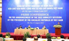Hơn 2.000 phạm nhân được Chủ tịch nước đặc xá nhân dịp Quốc khánh 2-9