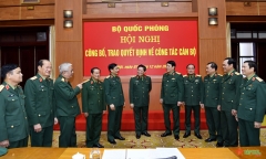 Trao quyết định nghỉ hưu đối với 6 Đại tướng, Thượng tướng Quân đội nhân dân Việt Nam