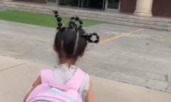 Mẹ tết tóc kiểu 'bá đạo' cho con gái trước khi vào phòng thi khiến cộng đồng mạng vỗ tay thán phục