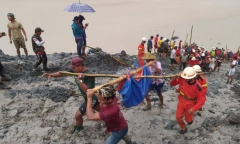 Sạt lở mỏ ngọc bích ở Myanmar, gần 100 người mất tích