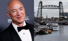 Hà Lan tháo dỡ cây cầu lịch sử để siêu du thuyền của tỷ phú Bezos đi qua