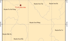 Kon Tum tiếp tục ghi nhận 2 trận động đất