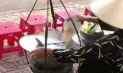 Khánh Hòa: Phạt hành chính người bán hàng đổ thức ăn thừa vào nồi nước lèo