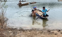 Lật xuồng tại hồ thủy điện Thác Mơ, một người tử vong