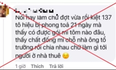 Bình luận “chất đống mì tôm nhà ông tổ trưởng rồi chia nhau