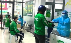 Nhanh chóng phân bổ các bộ xét nghiệm COVID-19 tới shipper