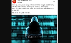 Tin tức thời sự mới nóng nhất hôm nay 26/10: Hacker táo tợn tấn công Facebook của Công an Vĩnh Phúc