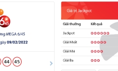 Kết quả xổ số Vietlott ngày 9/2: Bộ số trúng giải thưởng 34 tỷ đồng là bao nhiêu?