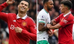 Ronaldo 2 lần bị từ chối bàn thắng trong trận MU 