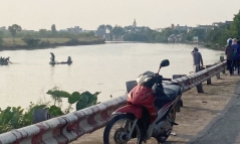 Thái Bình: Tìm thấy thi thể nam thanh niên nghi nhảy sông khi bị truy đuổi