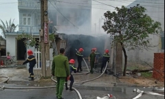 Phú Yên: Hỏa hoạn sáng mùng 1 Tết, một nhà dân bị thiêu rụi