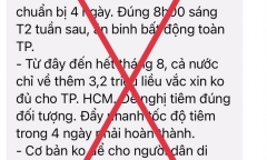 TP.HCM bác thông tin “'không cho người dân di chuyển trong 7 ngày”