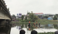 Phát hiện thi thể hai mẹ con nổi trên sông tại Nghệ An