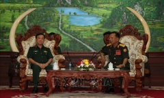 Bộ Quốc phòng Lào - Việt Nam tăng cường hợp tác