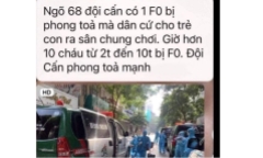 Tin tức thời sự mới nóng nhất hôm nay 18/8: Bác tin đồn 10 trẻ em ở Đội Cấn là F0 lan truyền trên MXH