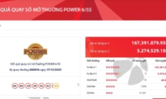 Vé Vietlott trúng giải độc đắc 167 tỷ đồng được bán ở Bắc Ninh