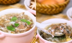 Món ngon mỗi ngày: Cuối tuần đãi cả gia đình món súp nấm lươn bổ dưỡng thơm ngon