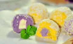 Mách chị em cách làm bánh Mochi khoai lang cực thơm ngon