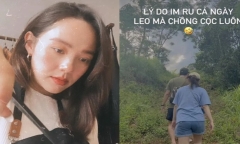 Minh Hằng vác bụng bầu leo núi, phản ứng của ông xã khiến dân mạng bất ngờ 