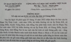 Trẻ sơ sinh bị bỏ rơi trong thùng giấy trước nhà dân