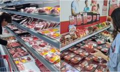 Vì sao thịt lợn trong siêu thị rẻ hơn ngoài chợ dịp cận Tết Nguyên đán?