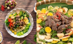 Mách bạn cách làm món tôm xào trộn xoài đơn giản, thanh mát chỉ với vài bước