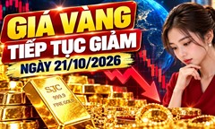 Giá vàng ngày 21/10: Giá vàng miếng và vàng nhẫn cùng giảm