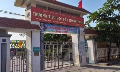 Quảng Bình: Một học sinh tiểu học ngã từ tầng 2 xuống sân trường