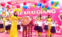 Trường Tiểu học số 3 Nam Lý: Rộn ràng khai giảng năm học mới