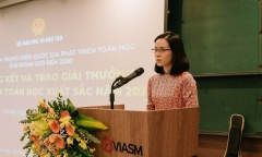 Nữ phó giáo sư trẻ nhất ngành Toán là giảng viên tại Trường Đại học Tôn Đức Thắng