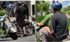 Vụ Châu Bùi bị quay lén: Công an đưa nghi can tới hiện trường