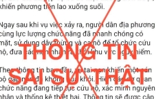 Công an bác bỏ thông tin xe CSGT lao xuống suối ở Lào Cai