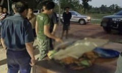 Thương tâm: Người đàn ông bị sét đánh tử vong khi đang hái lá chanh ngoài đồng