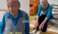  Cụ bà 92 tuổi chống đẩy 200 lần, gập bụng 100 cái khiến giới trẻ 